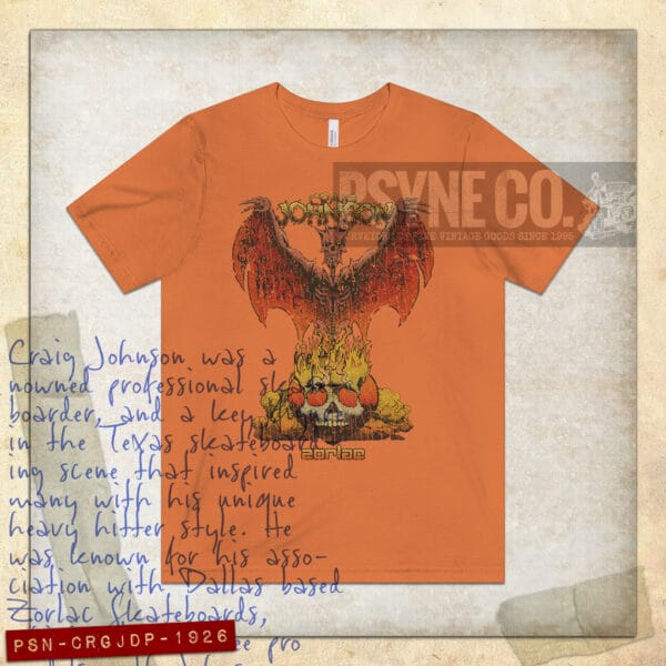 Craig Johnson Death Phoenix 1986 Vintage Men's T-Shirt