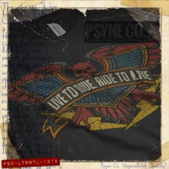 Alternative view of Live To Ride, Ride To Live 1975 Vintage Men's T-Shirt